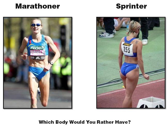 Marathon Runner vs Sprinter