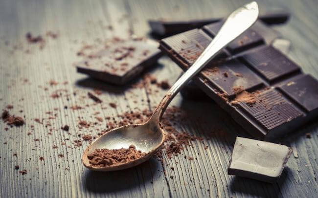 Chocolate powder spoon