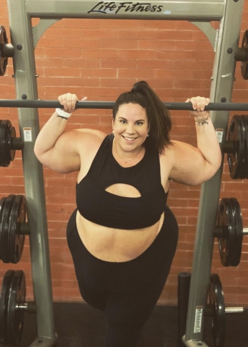Whitney Way Thore as seen at the gym