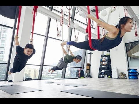 Video - Yoga Shape Guys Try Aerial Yoga - Fitness & Diets : Move it Or ...